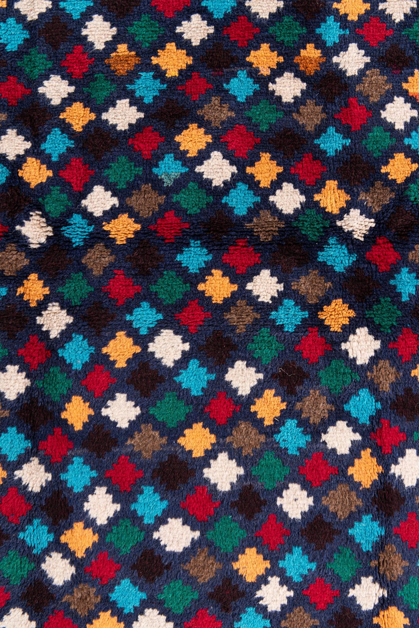 4' 1 x 6' Hand Knotted Balouch Wool Rug