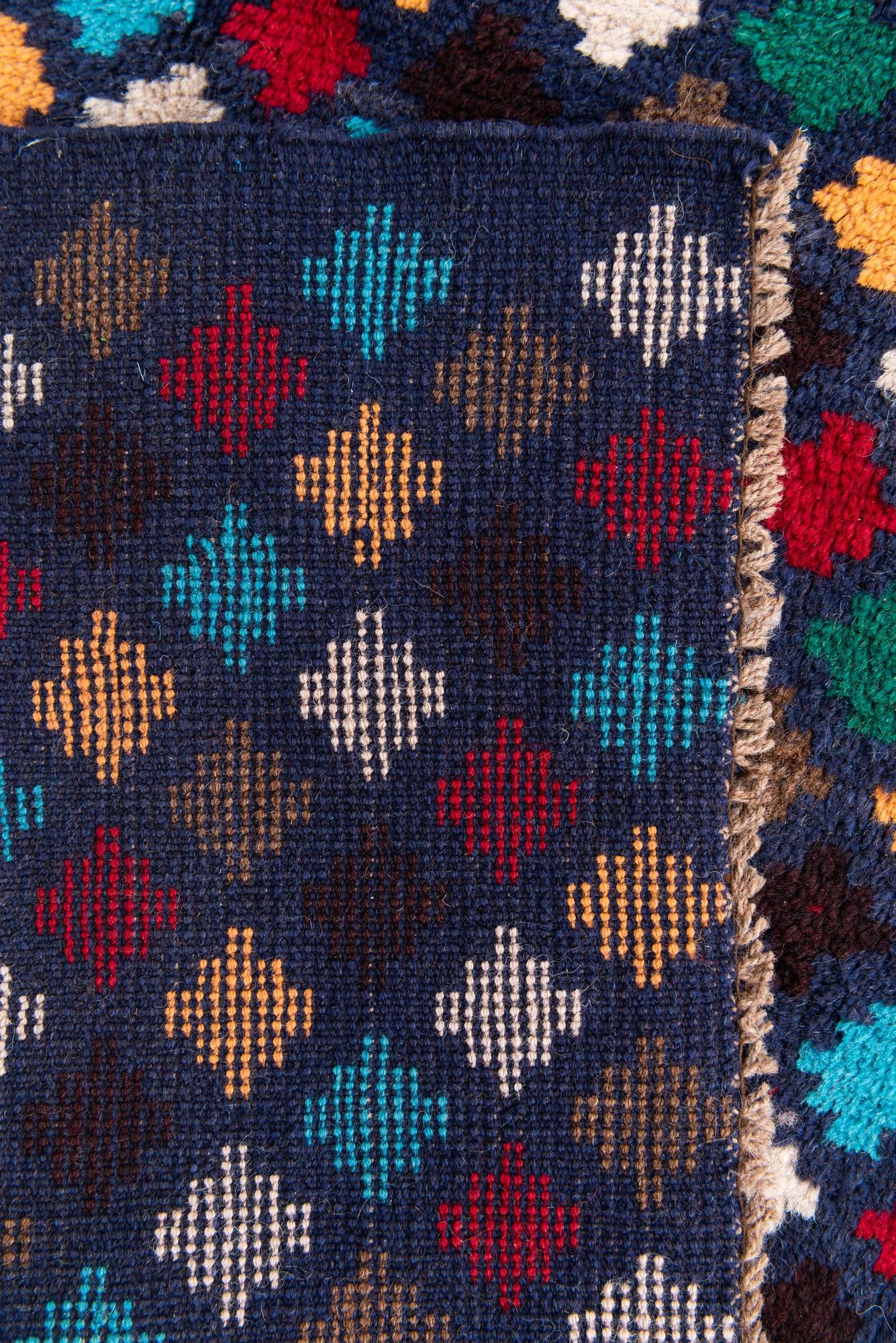 4' 1 x 6' Hand Knotted Balouch Wool Rug