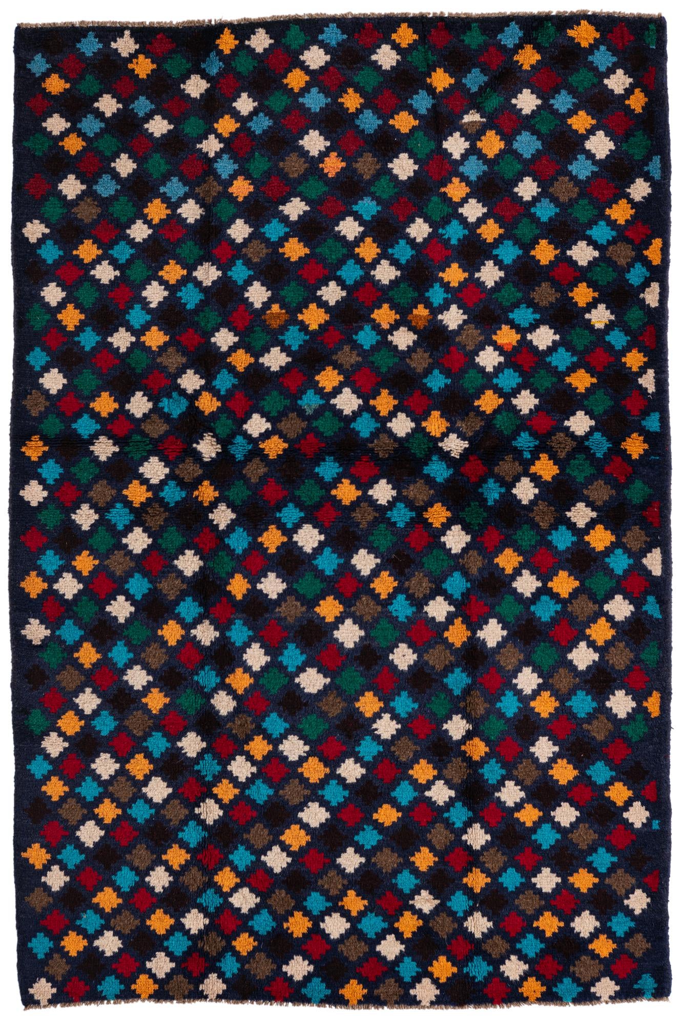 4' 1 x 6' Hand Knotted Balouch Wool Rug