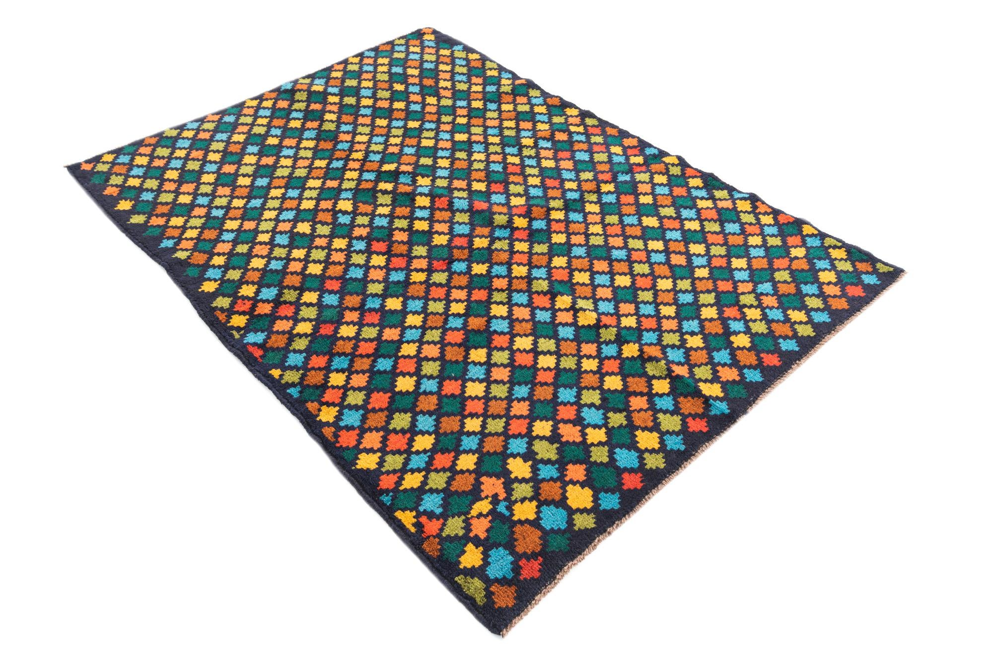 4' 1 x 5' 9 Hand Knotted Balouch Wool Rug