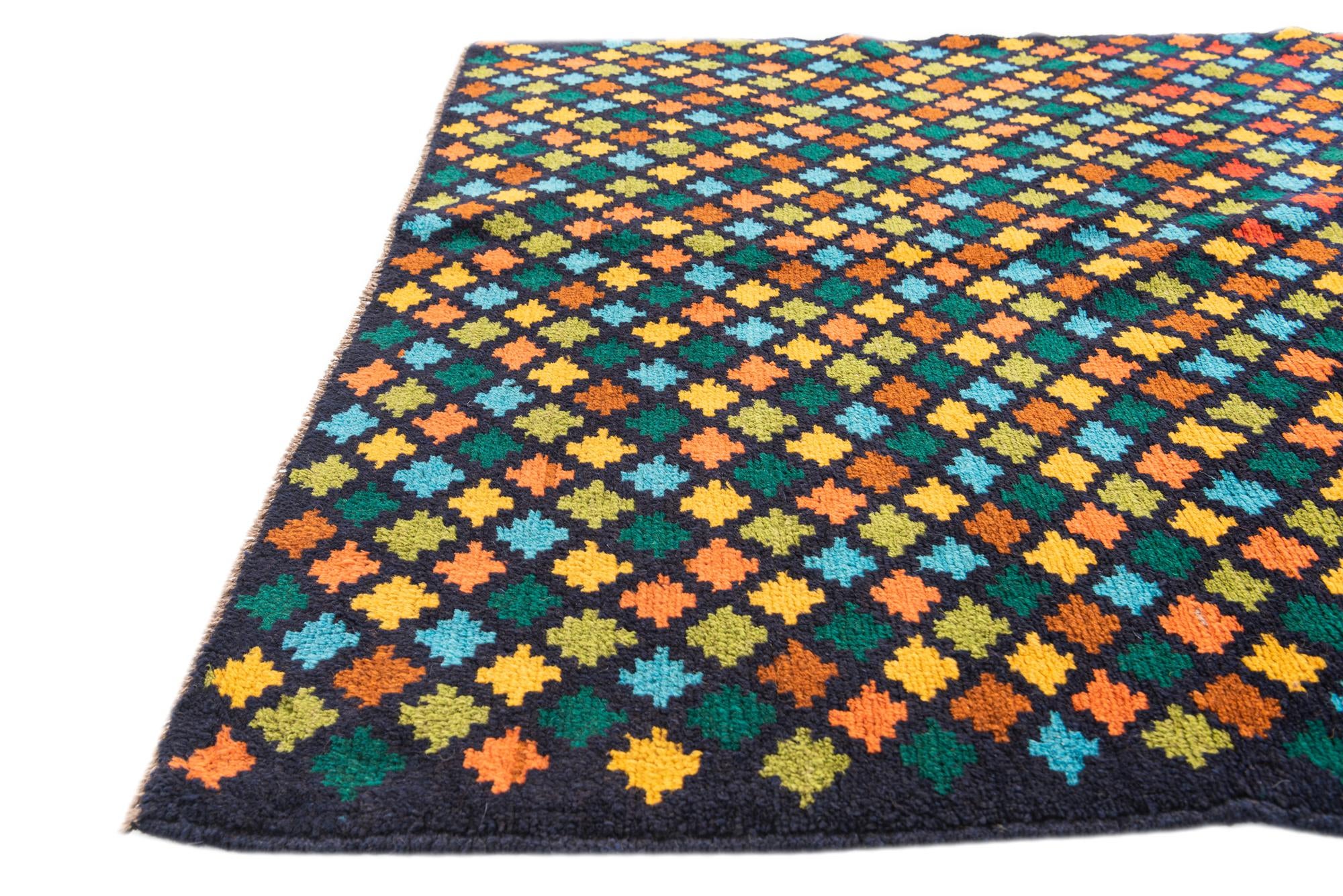 4' 1 x 5' 9 Hand Knotted Balouch Wool Rug