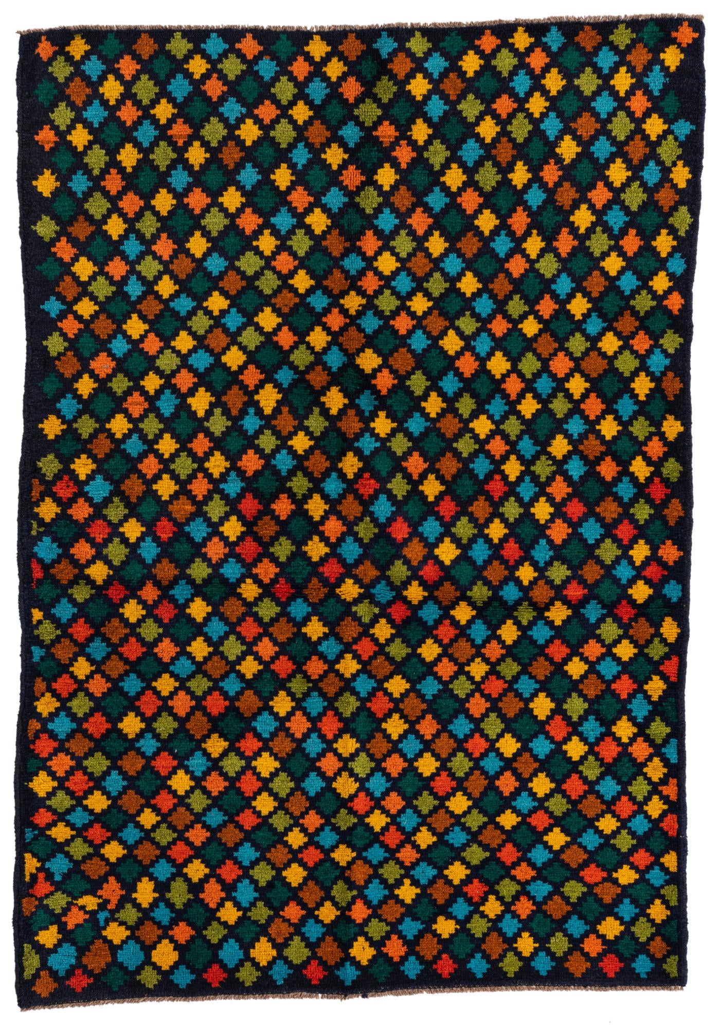 4' 1 x 5' 9 Hand Knotted Balouch Wool Rug