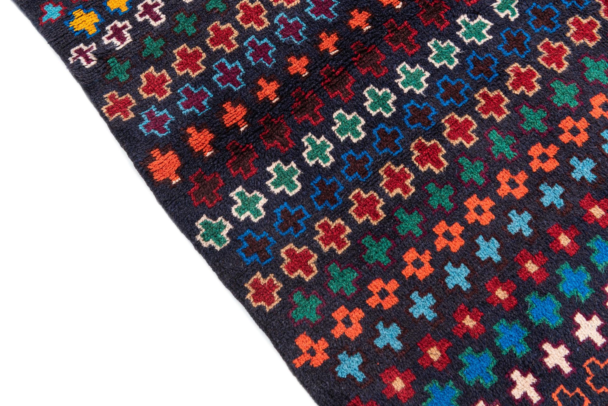 3' 10 x 6' 1 Hand Knotted Balouch Wool Rug