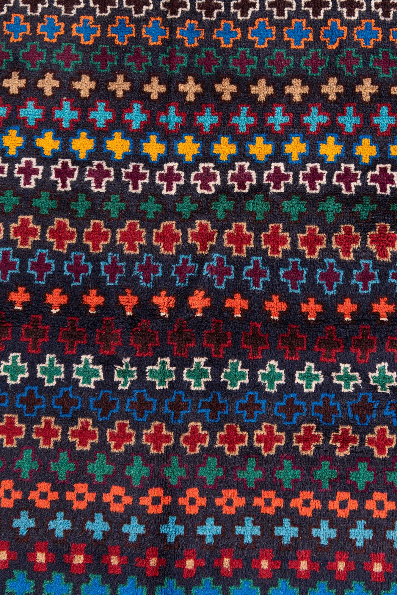 3' 10 x 6' 1 Hand Knotted Balouch Wool Rug