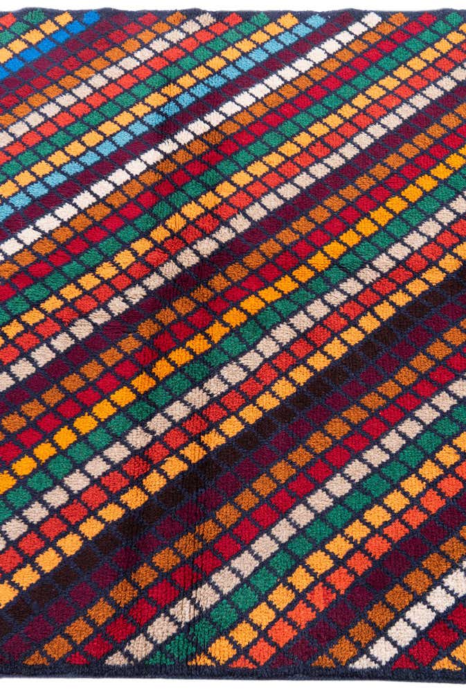 4' x 6' Hand Knotted Balouch Wool Rug