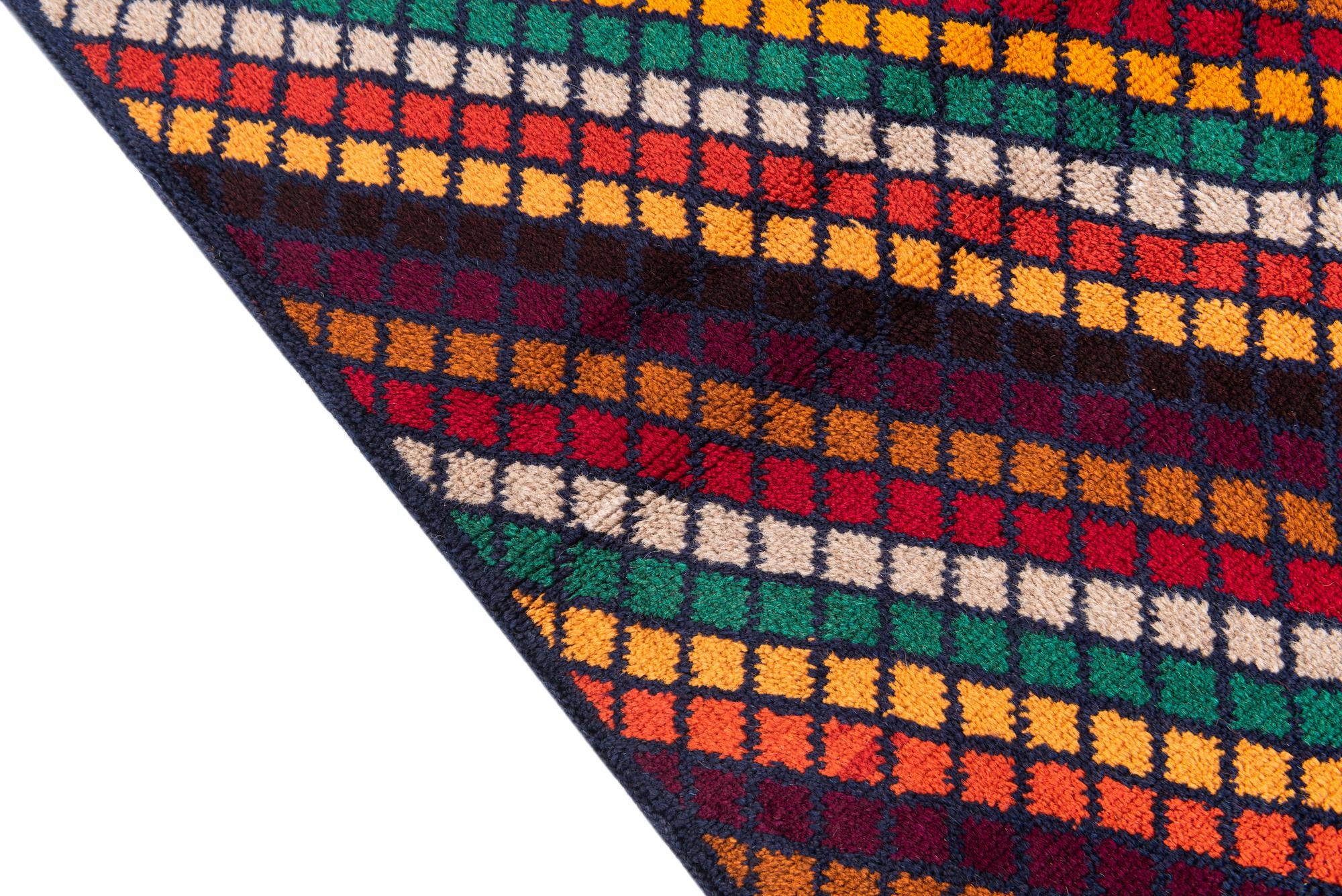 4' x 6' Hand Knotted Balouch Wool Rug