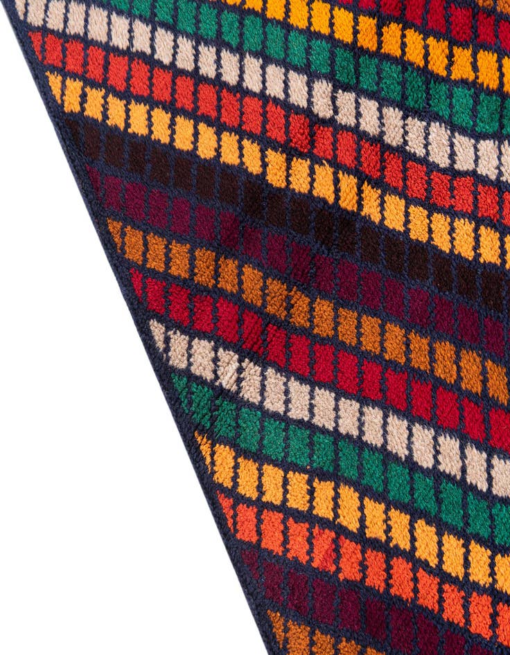 Detail image of 4' x 6'  Hand Knotted Balouch Wool Rug