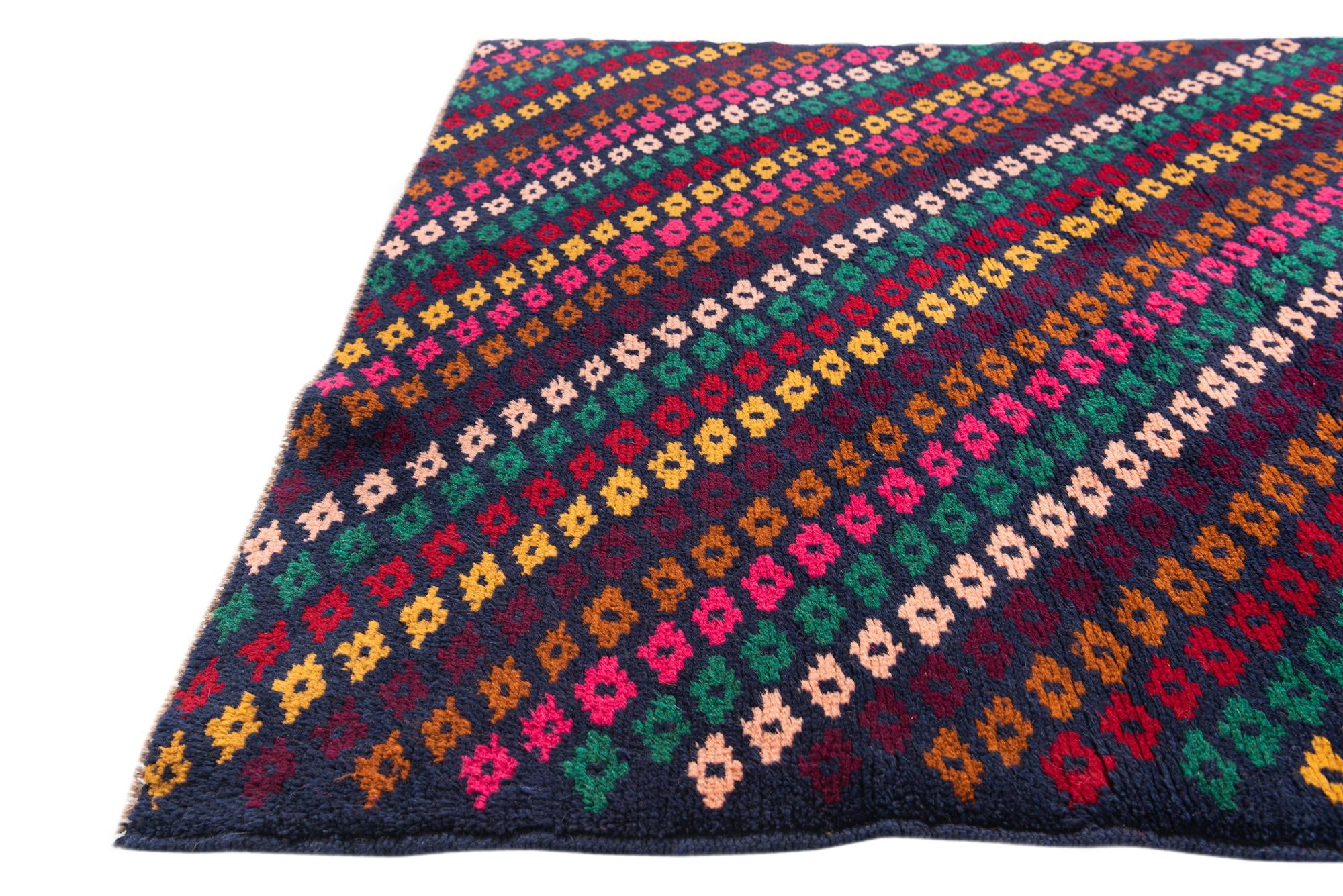 3' 10 x 5' 10 Hand Knotted Balouch Wool Rug