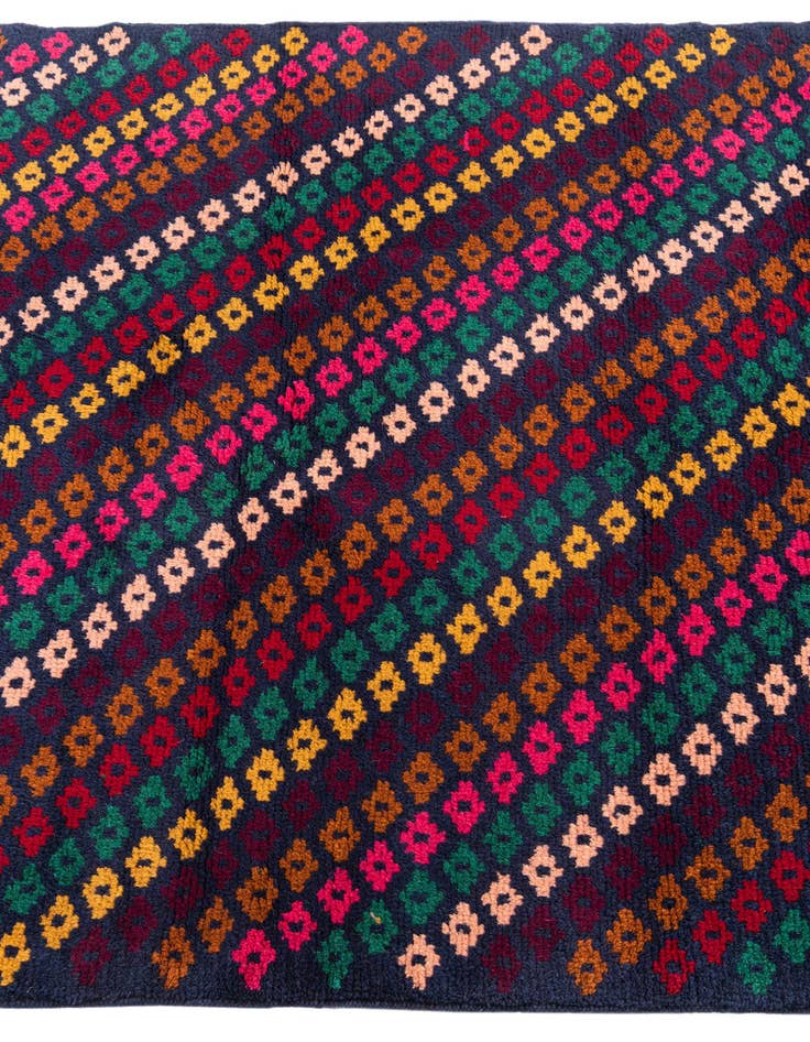 Detail image of 3' 10 x 5' 10 Hand Knotted Balouch Wool Rug