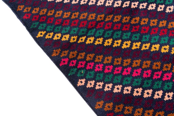 Detail image of 3' 10 x 5' 10 Hand Knotted Balouch Wool Rug