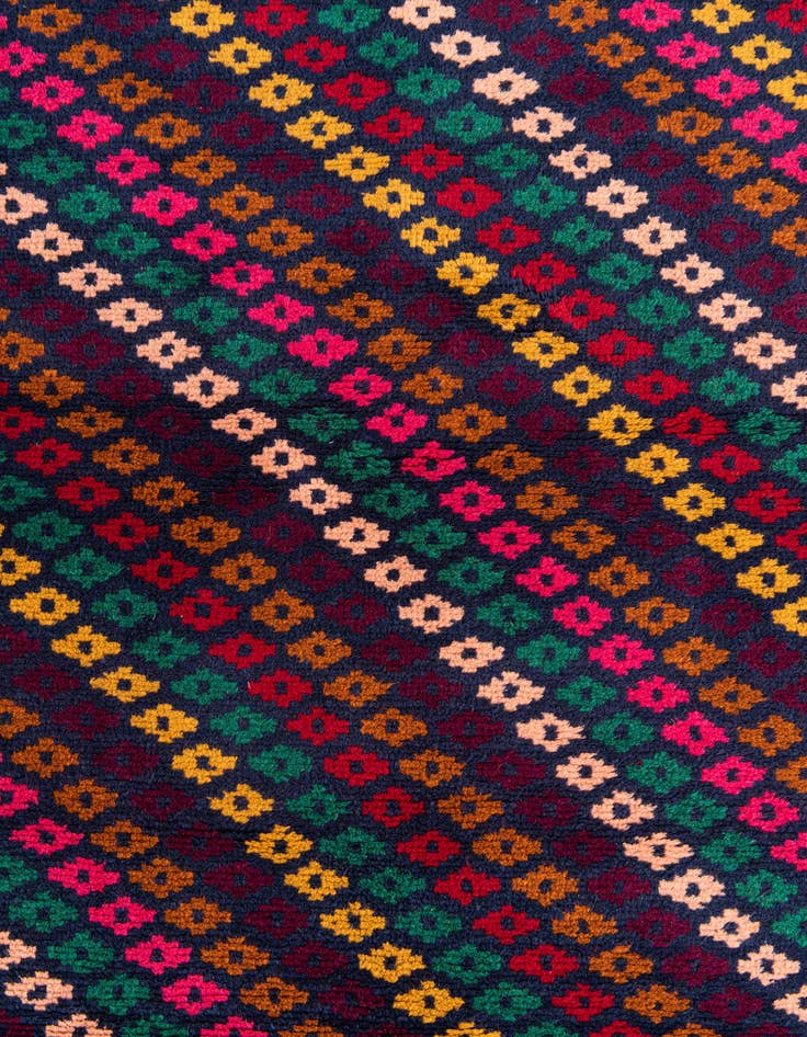 Detail image of 3' 10 x 5' 10  Hand Knotted Balouch Wool Rug