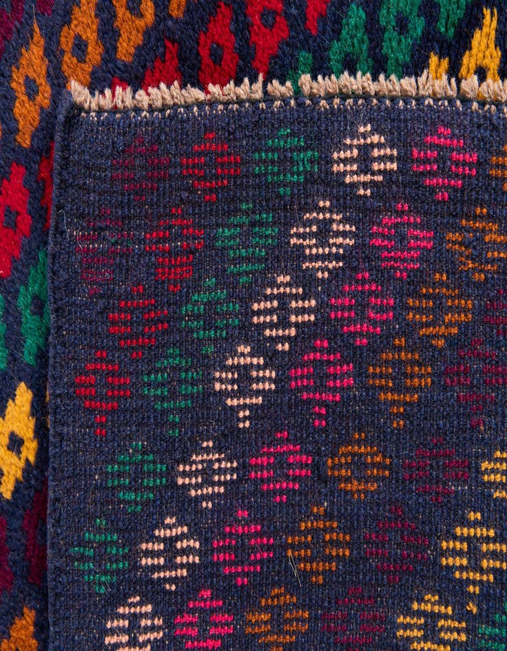 Detail image of 3' 10 x 5' 10  Hand Knotted Balouch Wool Rug