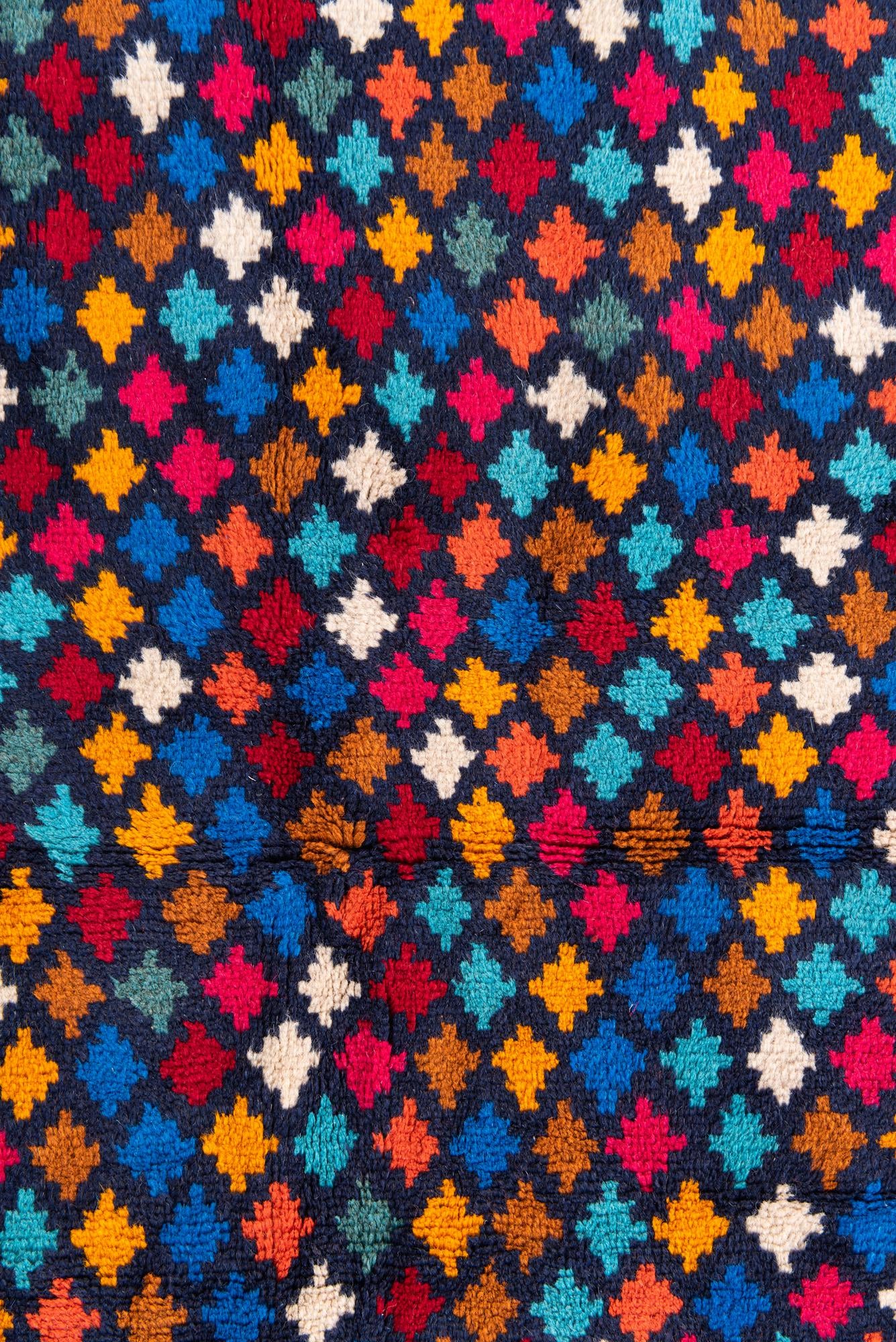 4' x 5' 10 Hand Knotted Balouch Wool Rug