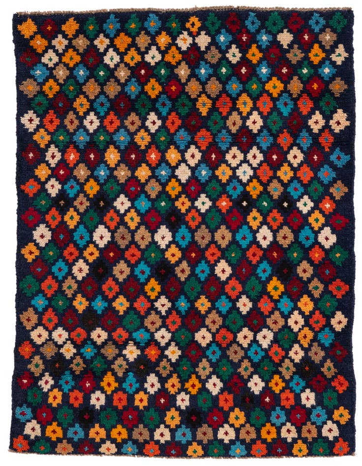 Detail image of 3' x 4' 5 Hand Knotted Balouch Wool Rug