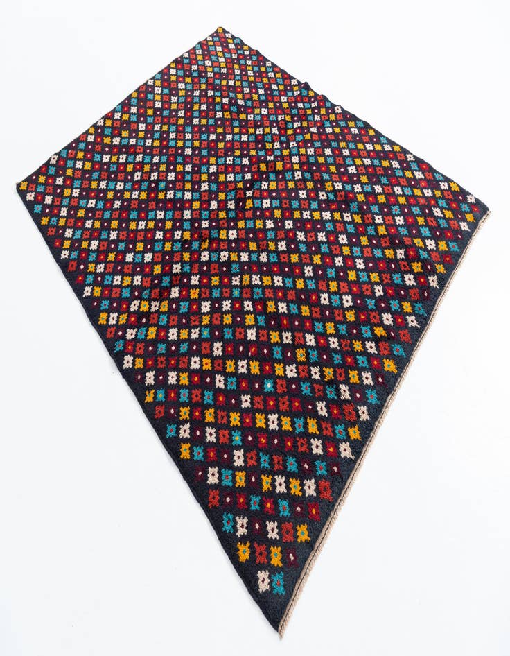 Detail image of 5' 3 x 6' 8  Hand Knotted Balouch Wool Rug