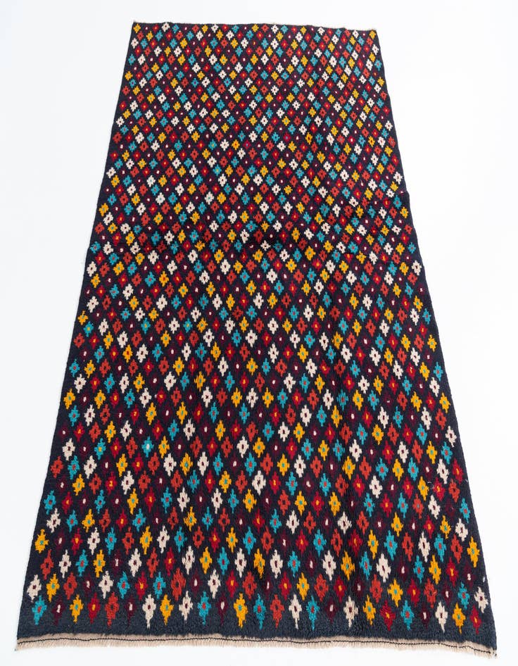 Detail image of 5' 3 x 6' 8  Hand Knotted Balouch Wool Rug