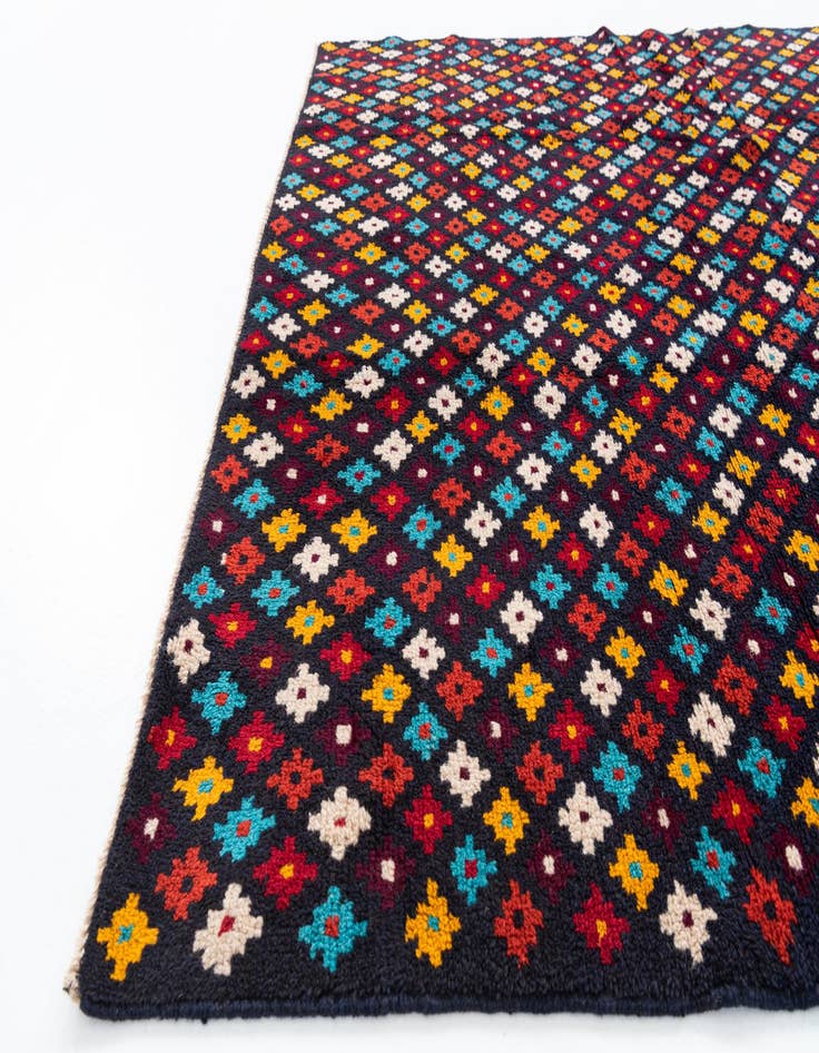 Detail image of 5' 3 x 6' 8  Hand Knotted Balouch Wool Rug