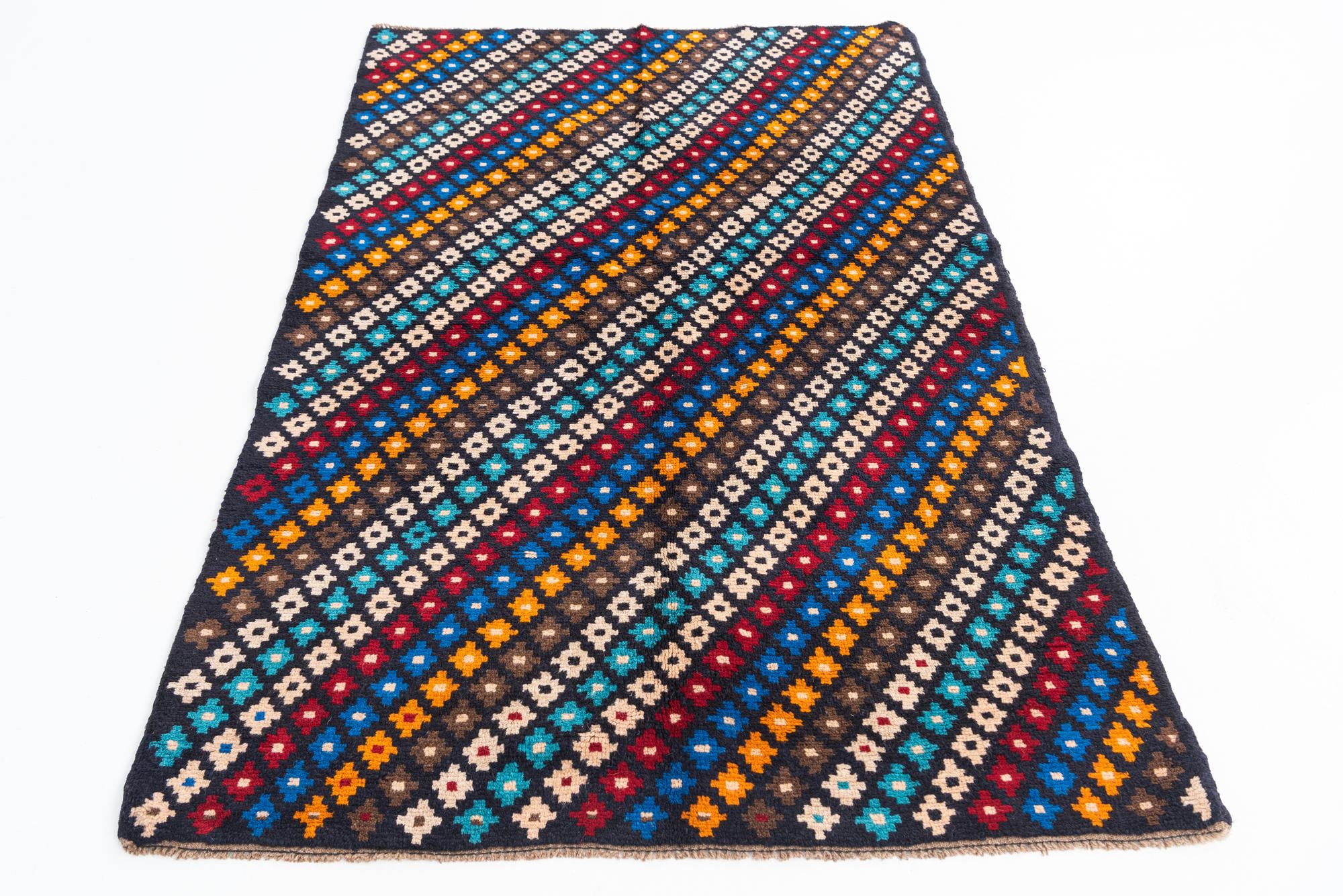 4' x 6' Hand Knotted Balouch Wool Rug