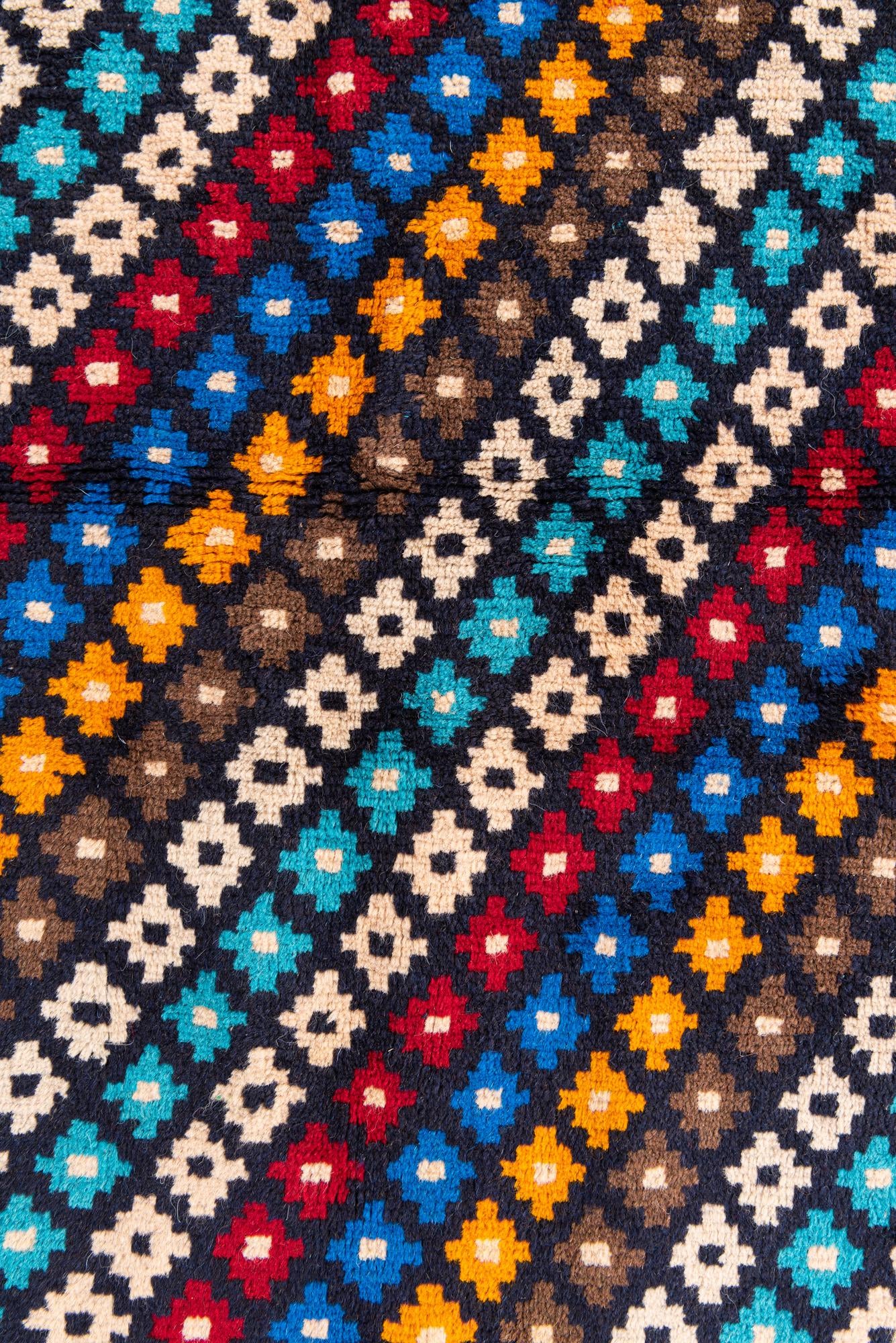 4' x 6' Hand Knotted Balouch Wool Rug