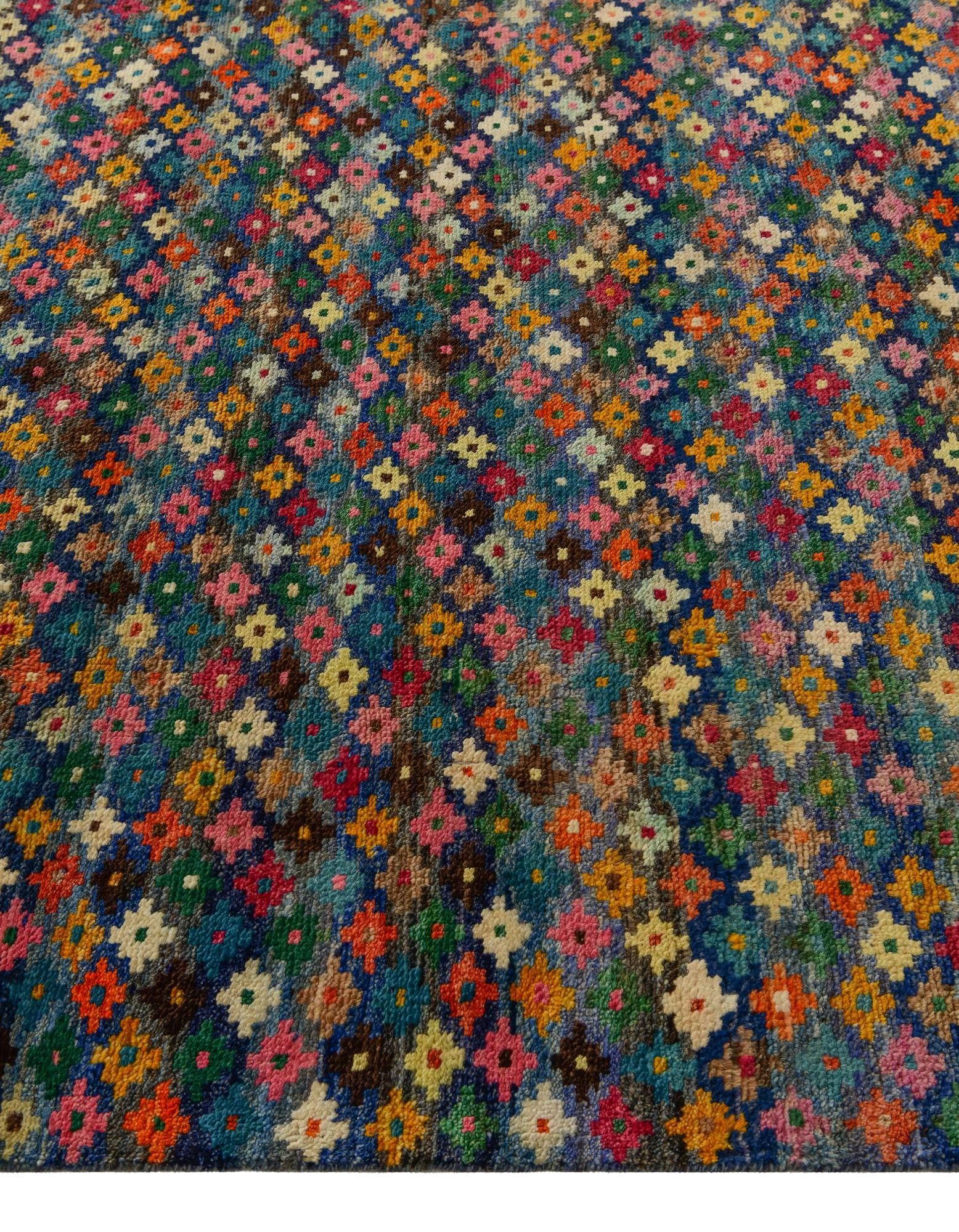 6' x 7' 10 Hand Knotted Balouch Wool Rug