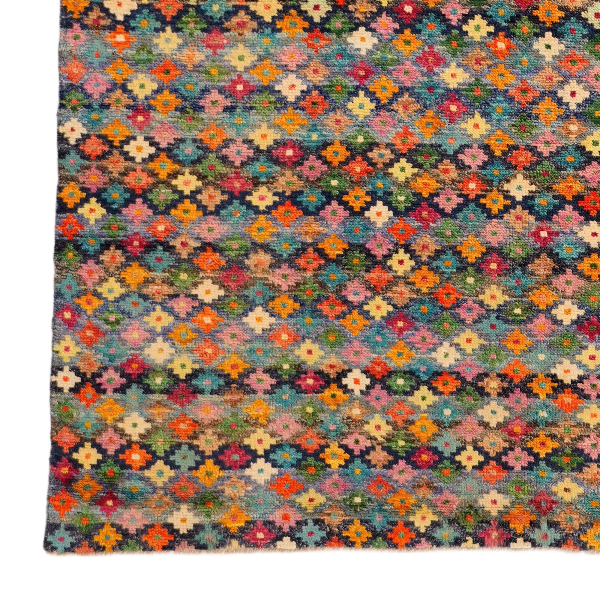 6' x 7' 10 Hand Knotted Balouch Wool Rug