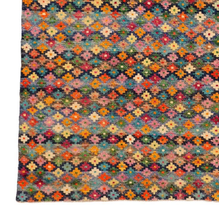 Detail image of 6' x 7' 10 Hand Knotted Balouch Wool Rug