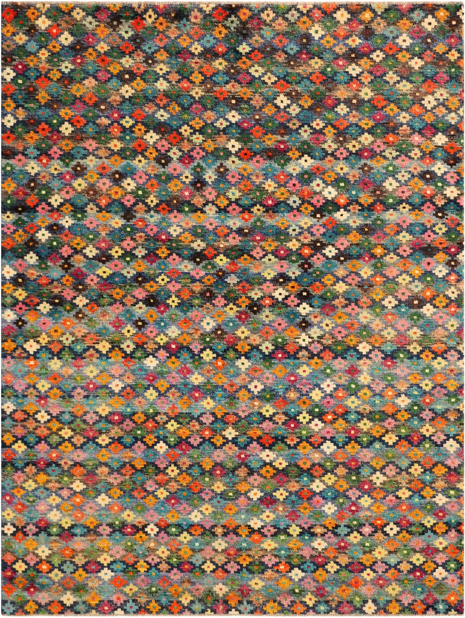 6' x 7' 10 Hand Knotted Balouch Wool Rug