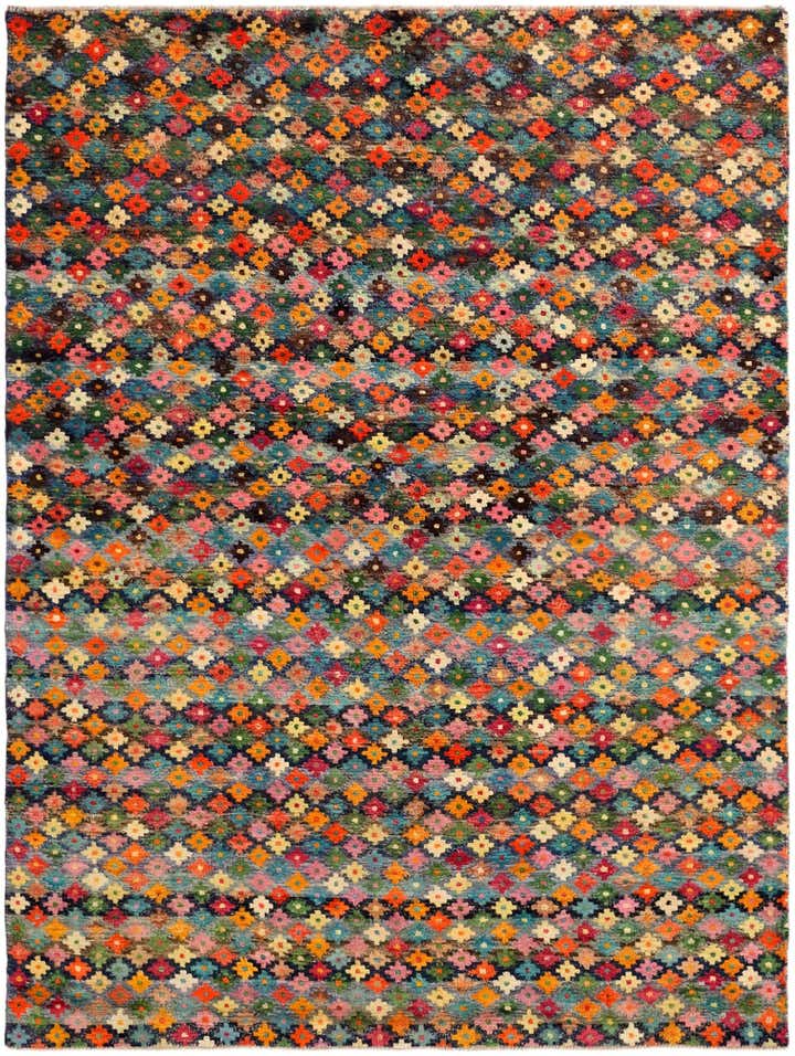 6' x 7' 10 Hand Knotted Balouch Wool Rug