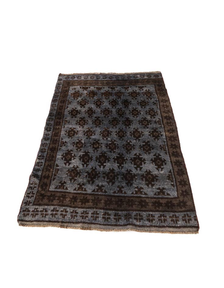 Detail image of 3' 4 x 5' Hand Knotted Balouch Wool Rug