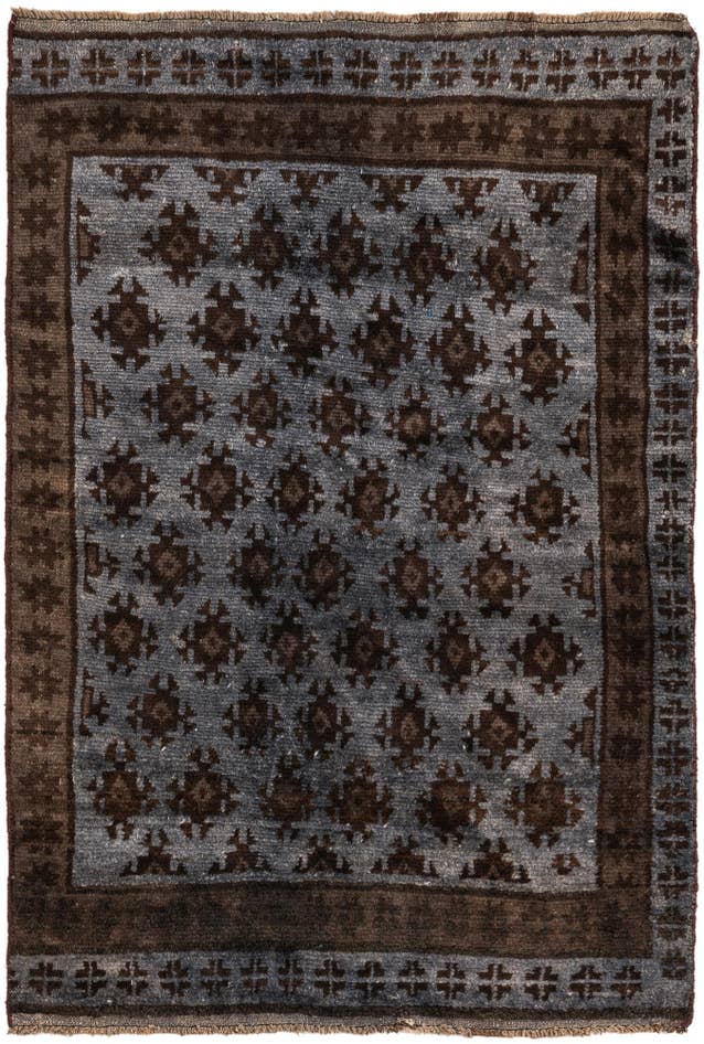 Detail image of 3' 4 x 5' Hand Knotted Balouch Wool Rug
