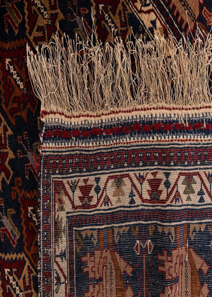 3' 9 x 6' 6 Hand Knotted Balouch Persian Wool Rug