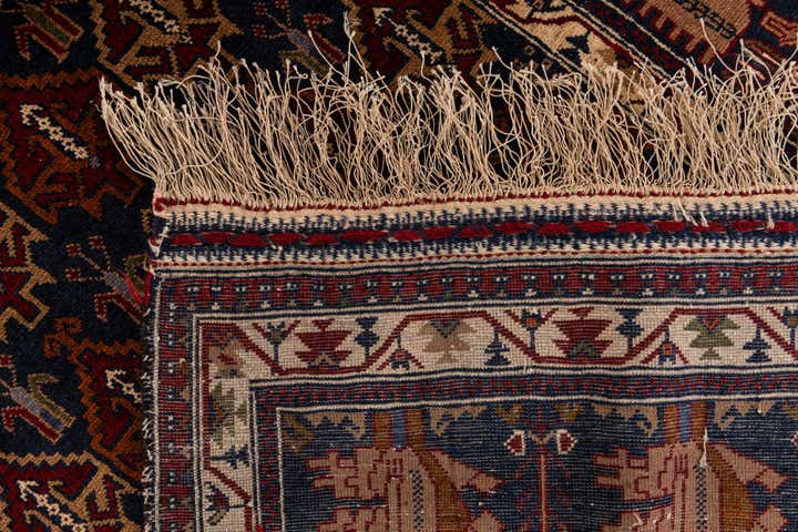 3' 9 x 6' 6 Hand Knotted Balouch Persian Wool Rug