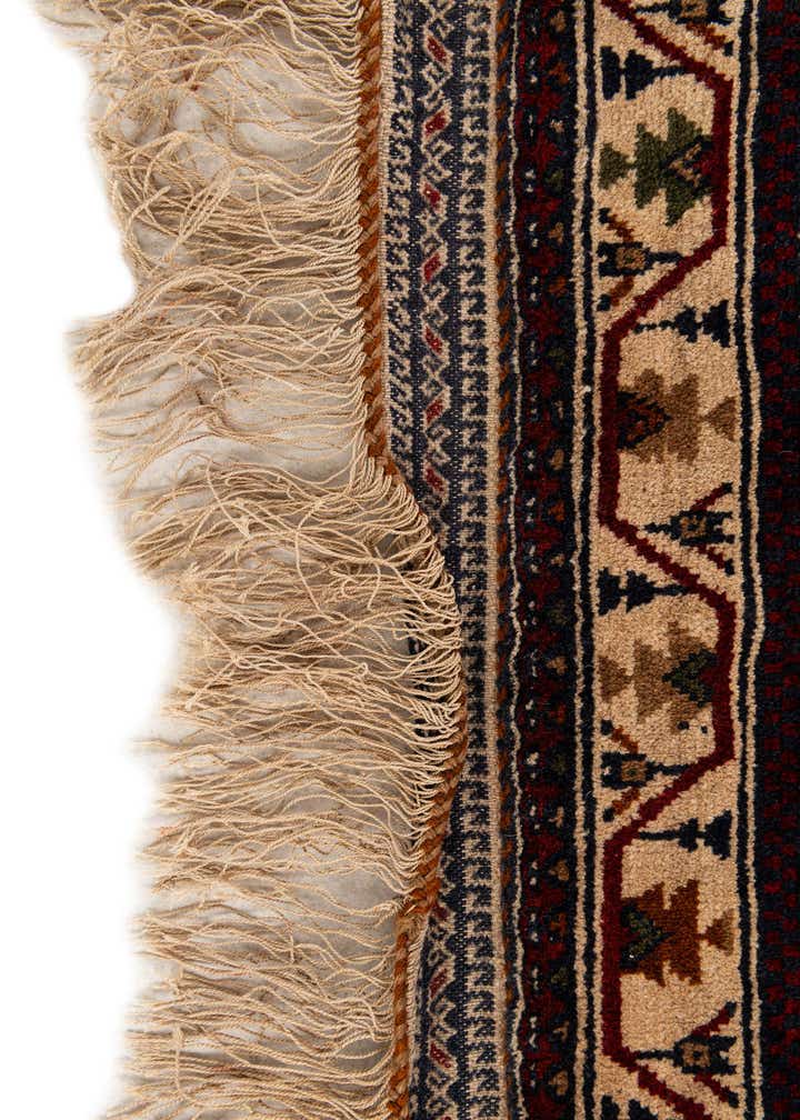 3' 9 x 6' 6 Hand Knotted Balouch Persian Wool Rug