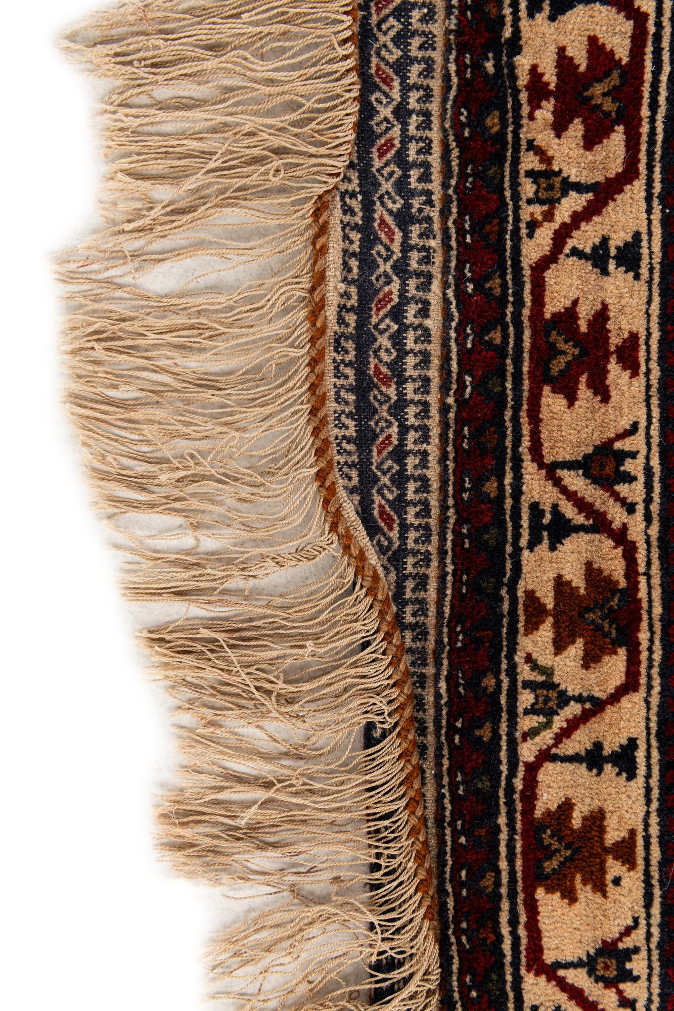 3' 9 x 6' 6 Hand Knotted Balouch Persian Wool Rug