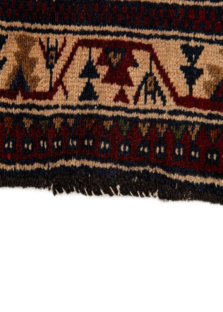 3' 9 x 6' 6 Hand Knotted Balouch Persian Wool Rug