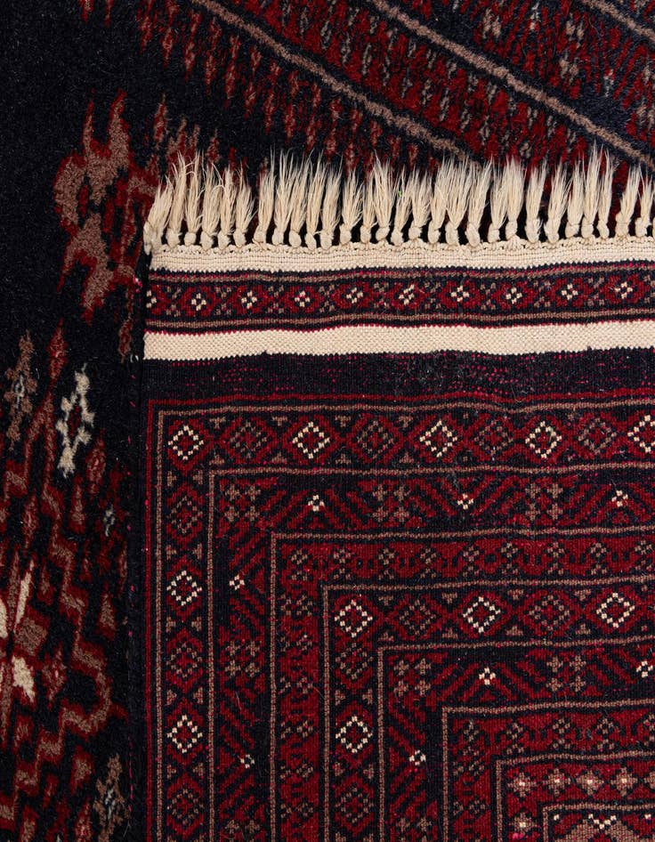 Detail image of 2' 7 x 4' 2  Hand Knotted Balouch Persian Wool Rug