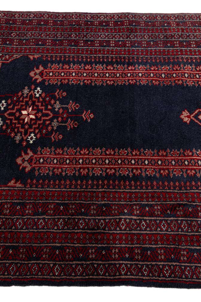 2' 7 x 4' 2 Hand Knotted Balouch Persian Wool Rug