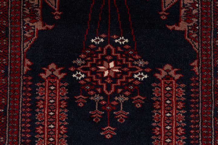 2' 7 x 4' 2 Hand Knotted Balouch Persian Wool Rug