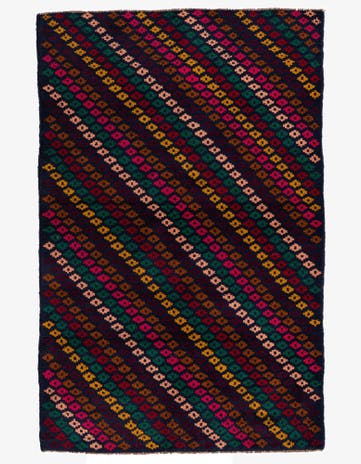 3' 10 x 5' 10 Hand Knotted Balouch Wool Rug