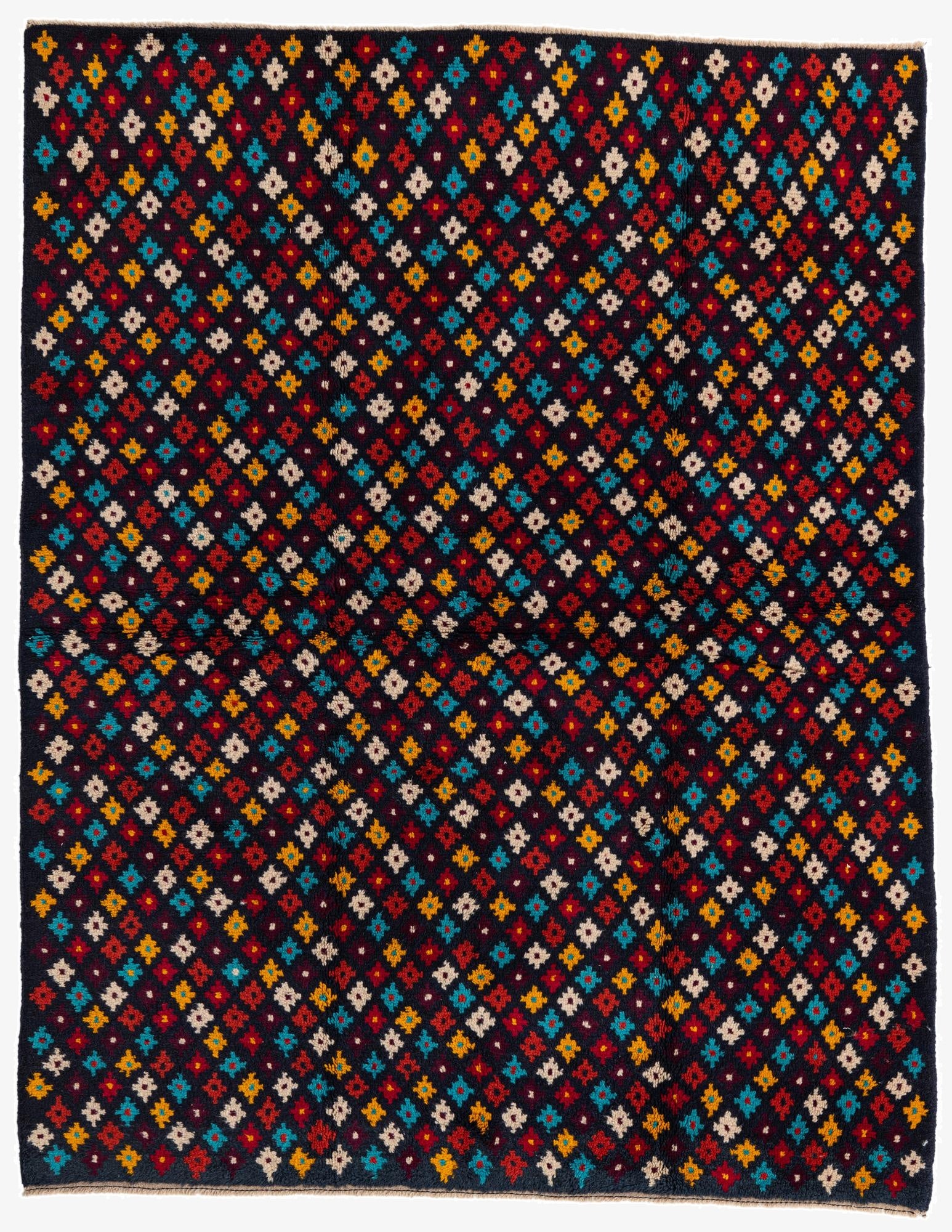 5' 3 x 6' 8  Hand Knotted Balouch Wool Rug