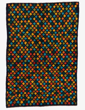 4' 1 x 5' 9 Hand Knotted Balouch Wool Rug