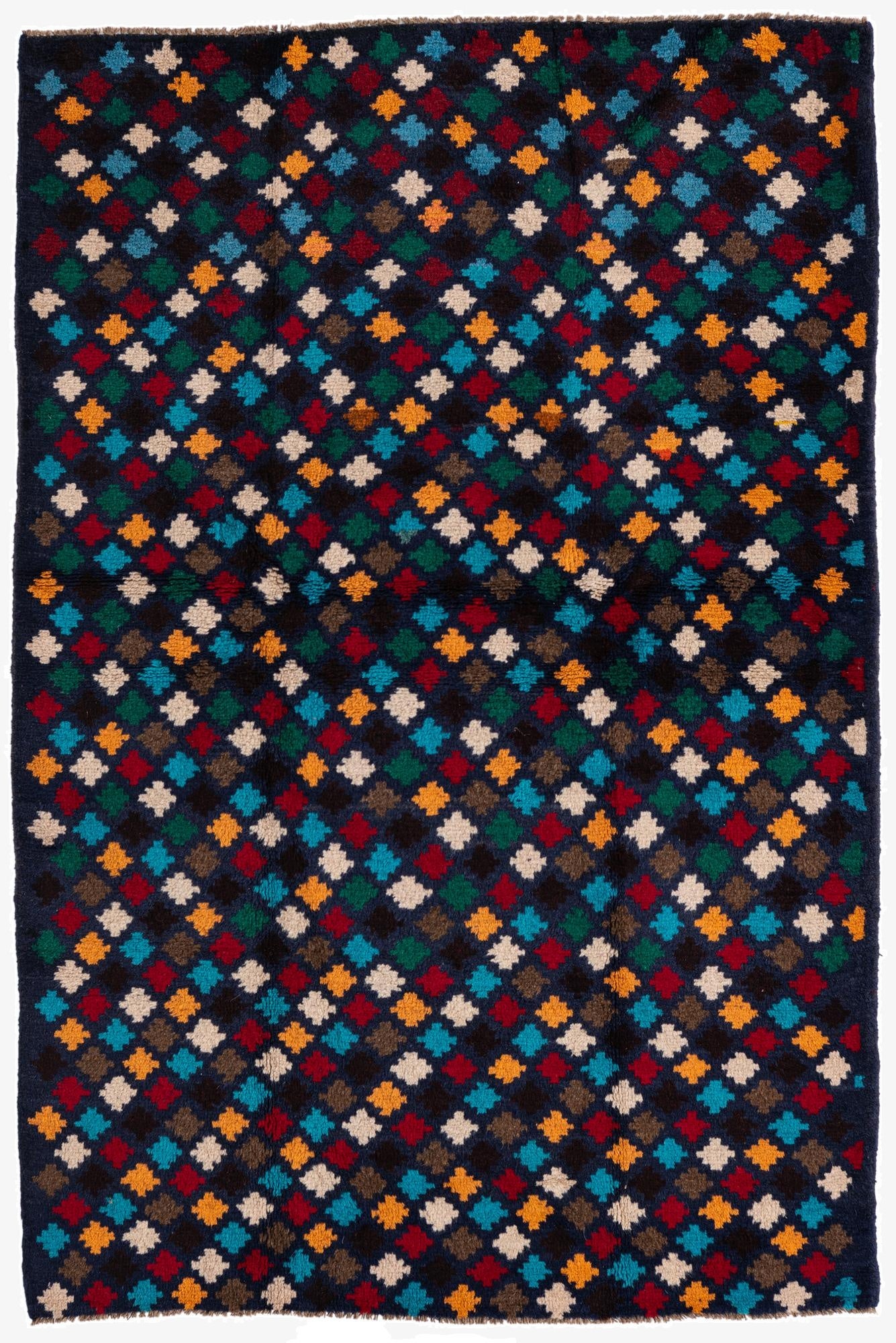 4' 1 x 6'  Hand Knotted Balouch Wool Rug