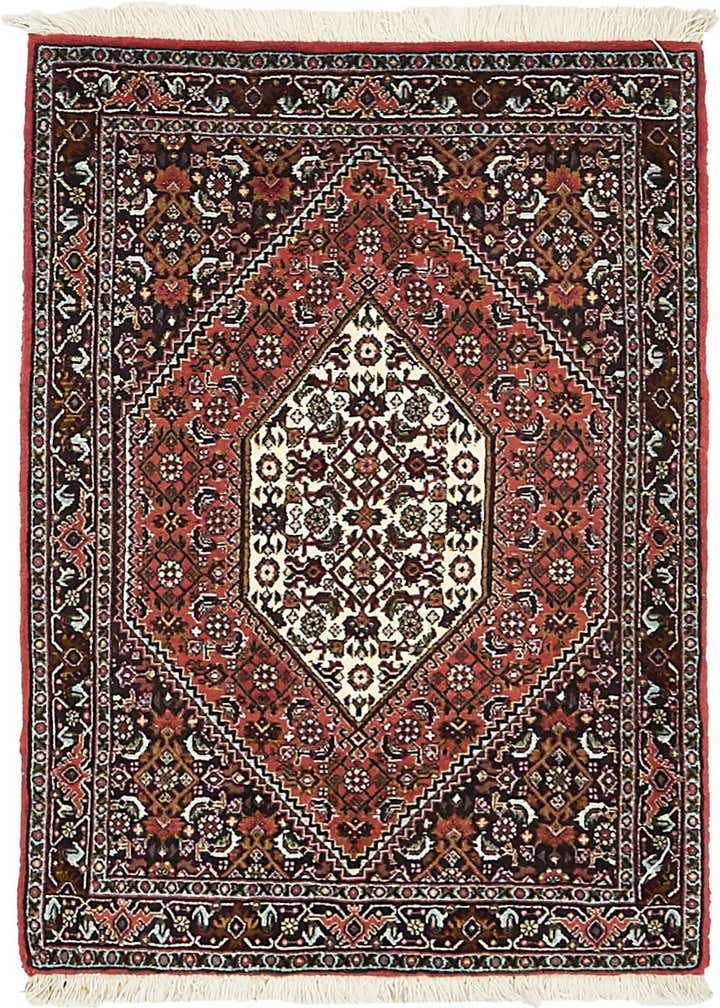 2' 5 x 3' 7 Hand Knotted Bidjar Persian Wool Rug