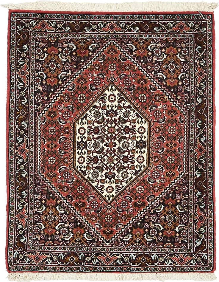 Detail image of 2' 5 x 3' 7 Hand Knotted Bidjar Persian Wool Rug