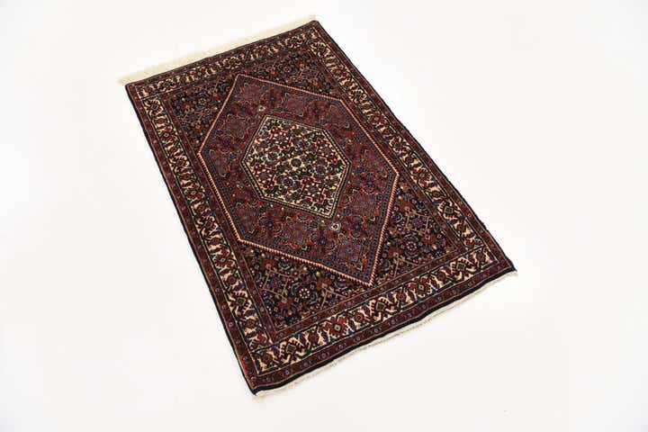 2' 4 x 3' 8 Hand Knotted Bidjar Persian Wool Rug