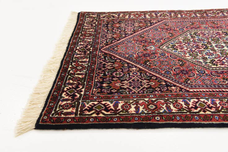 Detail image of 2' 4 x 3' 8 Hand Knotted Bidjar Persian Wool Rug