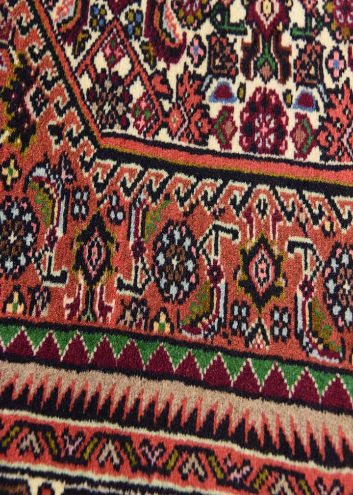 2' 4 x 3' 7 Hand Knotted Bidjar Persian Wool Rug