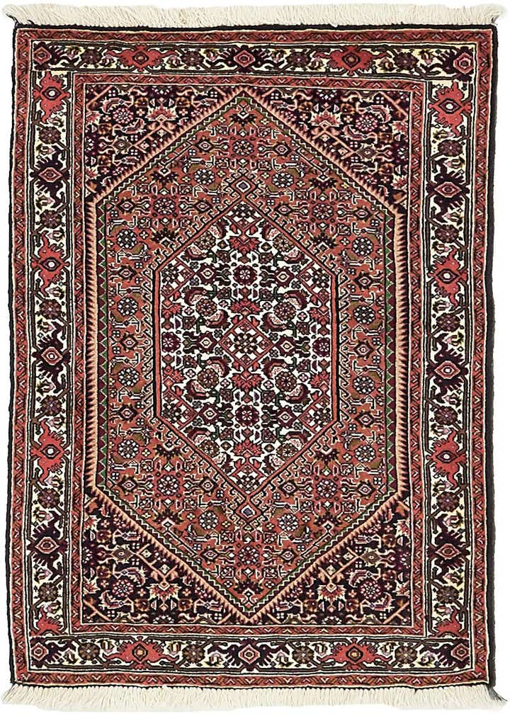 2' 4 x 3' 7 Hand Knotted Bidjar Persian Wool Rug