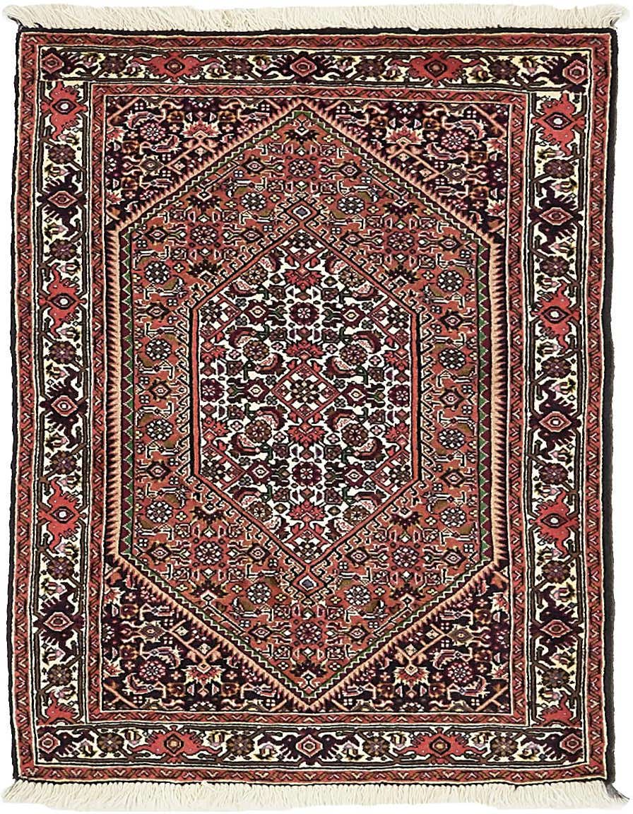 2' 4 x 3' 7 Hand Knotted Bidjar Persian Wool Rug