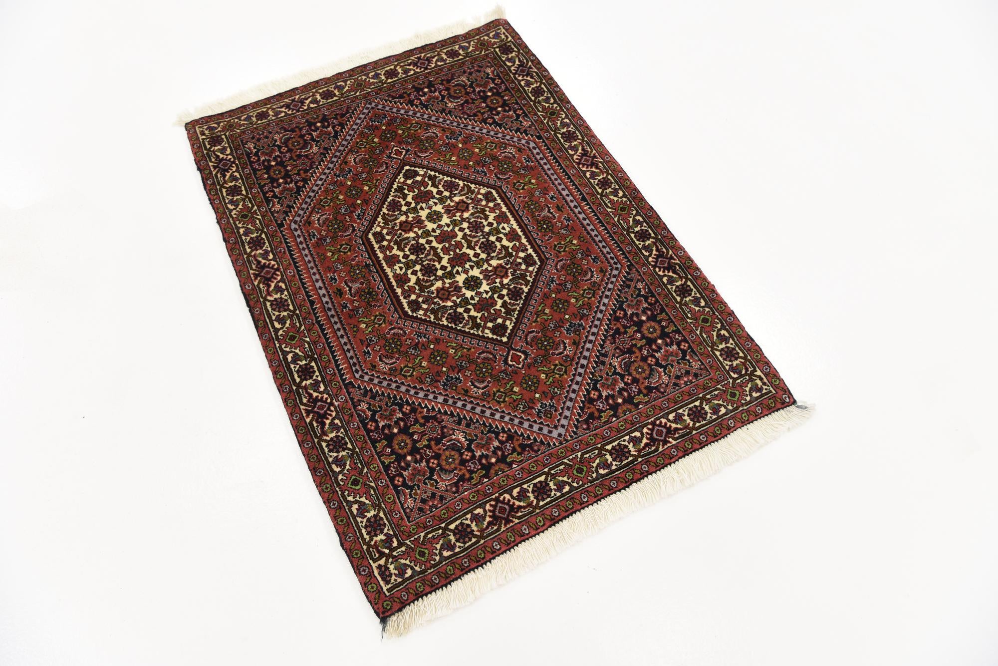 2' 6 x 3' 6 Hand Knotted Bidjar Persian Wool Rug